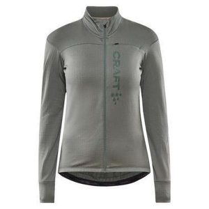 Damski jersey z długim rękawem Craft Core Bike Subz. Zielone kurtki Craft, bez wzorów, z jersey, bez kaptura. W wyprzedaży za 290,00 zł.