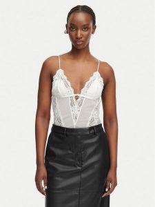 Patrizia Pepe Body 2I0143/A602-W146 Biały. Białe body i gorsety Patrizia Pepe, bez wzorów, z syntetyku. Za 639,99 zł.