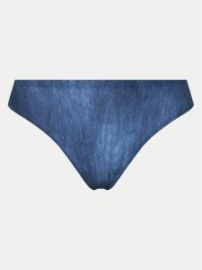 Chantelle Stringi Soft Stretch C11D90 Niebieski. Niebieskie stringi Chantelle, bez wzorów, z syntetyku. Za 69,99 zł.