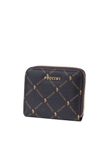 Puccini Portfel w kolorze granatowym - 11 x 10 x 2 cm rozmiar: onesize. Niebieskie portfele Puccini, bez wzorów, z materiału. Za 87,81 zł.