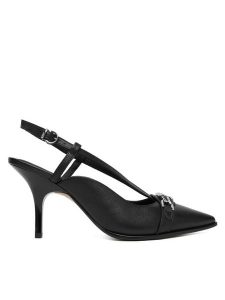 PINKO Szpilki Lady 05 SD0501 P003 Czarny. Czarne szpilki Pinko, bez wzorów, ze skóry, bez obcasa. Za 661,99 zł.