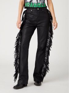 Wrangler Jeansy Wastward W2H3G2100 112326028 Czarny Bootcut Fit. Czarne jeansy Wrangler, bez wzorów, z bawełny. Za 449,99 zł.