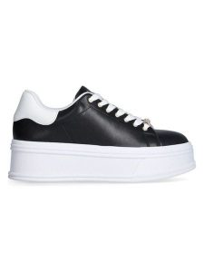 Liu Jo Skórzane sneakersy w kolorze czarno-białym rozmiar: 38. Białe trampki Liu Jo, bez wzorów, bez zapięcia. Za 350,45 zł.