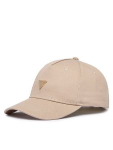 Guess Czapka z daszkiem AW5608 COT01 Beżowy. Brązowe czapki Guess, z aplikacjami, z bawełny. Za 142,99 zł.