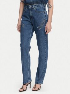 Karl Lagerfeld Jeans Jeansy B2W10086 Niebieski Straight Fit. Niebieskie jeansy Karl Lagerfeld Jeans, bez wzorów, z bawełny. Za 627,99 zł.