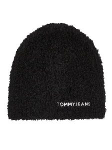Tommy Jeans Czapka AW0AW17058 Czarny. Czarne czapki Tommy Jeans, bez wzorów, z jeansu. Za 109,99 zł.