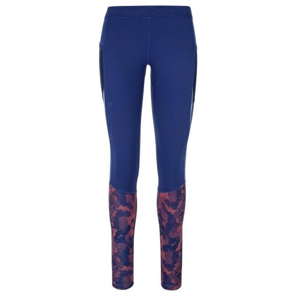 Legginsy damskie Kilpi Runner. Niebieskie legginsy Kilpi, bez wzorów. Za 179,35 zł.