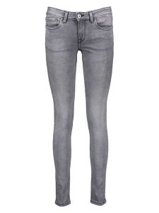 Pepe Jeans Dżinsy "Pixie" - Skinny fit - w kolorze jasnoszarym rozmiar: W31/L32. Szare jeansy Pepe Jeans, z aplikacjami, z jeansu. Za 188,40 zł.