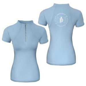 Bluzka techniczna z krótkim rękawem JD ATTACK Cathrine. Niebieskie bluzki JD ATTACK, xs, bez wzorów, sportowe, bez kołnierzyka, bez ramiączek. Za 189,00 zł.