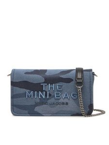 Marc Jacobs Torebka The Camo Cacquard Chain Mini Bag 2R4SMN015S03 Niebieski. Niebieskie torebki klasyczne Marc Jacobs, bez wzorów, z materiału, bez dodatków. Za 659,99 zł.