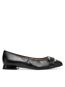 Caprice Baleriny 9-22101-45 Czarny. Czarne balerinki Caprice, bez wzorów, ze skóry, bez obcasa, bez zapięcia. Za 206,99 zł.