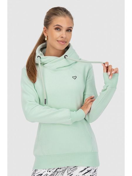 Alife and kickin Bluza "Sarah" w kolorze miętowym rozmiar: XS. Zielone bluzy Alife and Kickin, xs, bez wzorów, z bawełny, z kapturem. Za 138,45 zł.