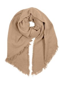 Eight2Nine Szal w kolorze jasnobrązowym rozmiar: onesize. Brązowe szaliki Eight2Nine, bez wzorów, z materiału. Za 91,99 zł.