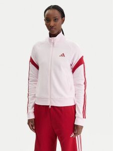 Adidas Bluza House Of Tiro KE5676 Różowy Slim Fit. Czerwone bluzy ADIDAS, s, bez wzorów, z syntetyku, bez kaptura. Za 279,99 zł.