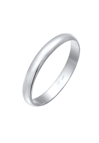 Elli Damska obrączka skromna szeroka w srebrze 925 Sterling Silver Pierścionki 1 ct Damski. Szare pierścionki Elli, srebrne. Za 283,99 zł.