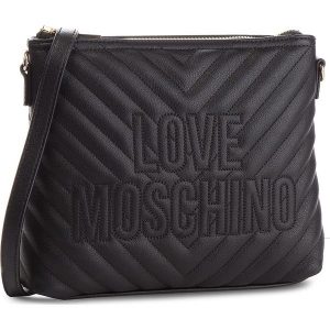 Torebka LOVE MOSCHINO - JC4265PP06KI0000 Nero. Czarne listonoszki marki LOVE MOSCHINO, ze skóry ekologicznej. Za 589,00 zł.