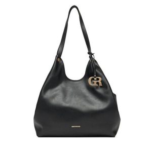 Torebka GINO ROSSI. Czarne shopper bag Gino Rossi, bez wzorów, bez dodatków. Za 199,99 zł.