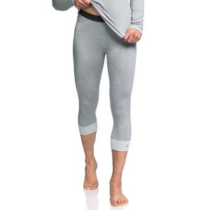 Legginsy termoaktywne 3/4 damskie Schöffel Sport Merino. Szare legginsy Schöffel, bez wzorów. Za 349,99 zł.