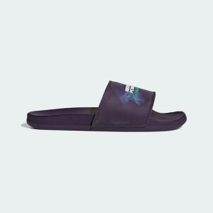 KLAPKI ADILETTE COMFORT SLIDES MERCEDES AMG PETRONAS F1 TEAM. Fioletowe klapki ADIDAS, bez wzorów, z materiału, bez obcasa. Za 239,00 zł.
