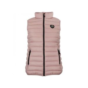 Damska kurtka bez rękawów Peak Mountain Fine. Czerwone kurtki Peak Mountain, bez wzorów, z puchu, bez kaptura. W wyprzedaży za 211,00 zł.