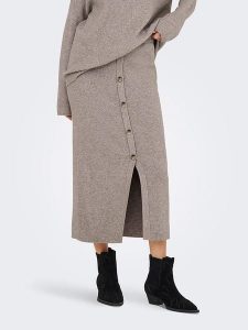 ONLY Spódnica w kolorze szarobrązowym rozmiar: M. Brązowe spódnice ONLY, na co dzień, m, bez wzorów, midi. Za 82,64 zł.