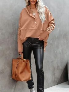 LA Angels Bluza w kolorze beżowym rozmiar: L. Brązowe bluzy LA Angels, l, bez wzorów, z kapturem. Za 165,99 zł.