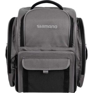 Średni plecak i pudełko na ryby Shimano. Czarne plecaki Shimano. Za 399,00 zł.