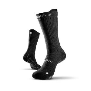 Skarpety koszykarskie SOXPro Fast Break Anti-Sprain Grip w kolorze czarnym. Czarne skarpetki GEARXPRO, bez wzorów. Za 178,00 zł.