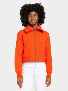 Didriksons Bluza "Lovali" w kolorze pomarańczowym rozmiar: 38. Pomarańczowe bluzy Didriksons, bez wzorów, bez kaptura. Za 164,95 zł.