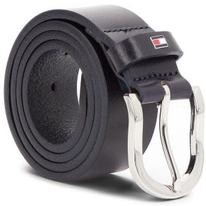 Pasek Damski Tommy Hilfiger. Niebieskie paski TOMMY HILFIGER, bez wzorów. Za 169,99 zł.