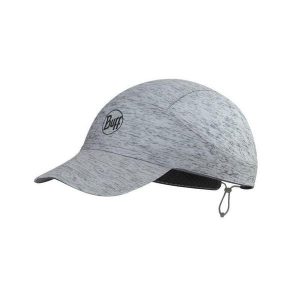 Czapka z daszkiem BUFF PACK SPEED CAP HTR. Szare czapki Buff, bez wzorów, z elastanu, sportowe. Za 124,90 zł.