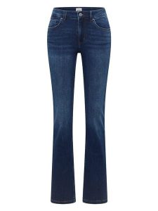 Mustang Dżinsy "Shelby" - Slim fit - w kolorze niebieskim rozmiar: W33/L32. Niebieskie jeansy Mustang, z aplikacjami. Za 209,45 zł.