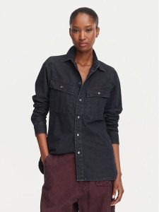 G-Star Raw Koszula D30440 E356 Granatowy Regular Fit. Niebieskie koszule G-Star Raw, l, bez wzorów, z bawełny, bez kołnierzyka, bez ramiączek. Za 389,99 zł.