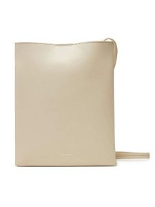 Calvin Klein Torebka Line Ns Crossbody Lth Bag LV04F3005G Biały. Białe listonoszki Calvin Klein, bez wzorów, ze skóry, bez dodatków. Za 489,99 zł.