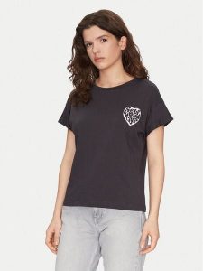 Noisy May T-Shirt Gaby 27032954 Czarny Regular Fit. Czarne t-shirty Noisy may, xl, bez wzorów, z bawełny, bez kołnierzyka, bez ramiączek. Za 69,99 zł.