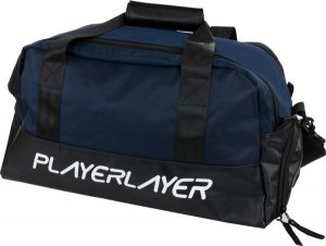 Torba sportowa Playerlayer Granatowa - 11-12. Niebieskie torby podróżne i sportowe Erima, bez wzorów, z materiału, na ramię. Za 243,99 zł.