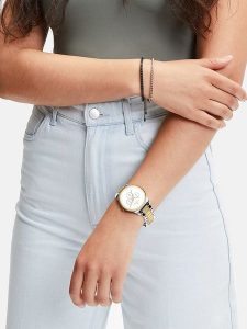 Liebeskind Chronograf w kolorze srebrno-złoto-białym rozmiar: onesize. Szare, analogowe zegarki Liebeskind. Za 483,17 zł.