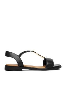 Lasocki Sandały CEO-WI16-FOXI-48 Czarny. Czarne sandały Lasocki, bez wzorów, ze skóry, bez obcasa, na płaskiej podeszwie, bez zapięcia. Za 149,99 zł.