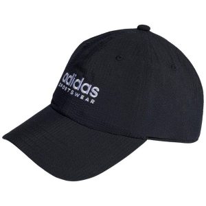 Czapka z daszkiem adidas Seersucker Dad. Białe czapki ADIDAS, bez wzorów, sportowe. Za 73,00 zł.