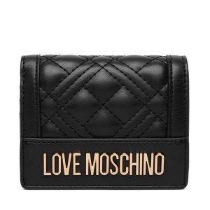 Portfel LOVE MOSCHINO. Czarne portfele LOVE MOSCHINO, bez wzorów. Za 379,99 zł.