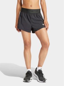 Adidas Szorty sportowe Hyperglam IT4665 Czarny Regular Fit. Czarne spodenki sportowe ADIDAS, m, bez wzorów, z syntetyku, na fitness i siłownię. Za 99,99 zł.