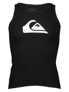 Quiksilver Top w kolorze czarnym rozmiar: S/10. Czarne topy Quiksilver, s, bez wzorów, bez kołnierzyka, bez ramiączek. Za 29,95 zł.