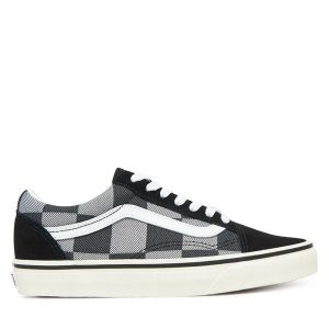 Tenisówki Vans. Czarne trampki Vans, bez wzorów, bez zapięcia. Za 249,99 zł.