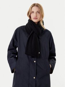Tommy Hilfiger Szalik AW0AW17790 Czarny. Czarne rękawiczki TOMMY HILFIGER, bez wzorów, z kaszmiru. Za 699,99 zł.