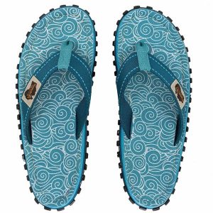 Japonki damskie GUMBIES ISLANDER FLIP-FLOPS. Czerwone klapki Gumbies, bez wzorów, bez obcasa. Za 89,99 zł.