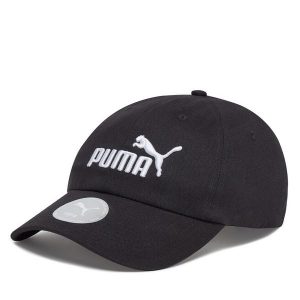 Czapka z daszkiem Puma. Czarne czapki Puma, bez wzorów. Za 49,99 zł.