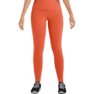 Legginsy w kolorze pomarańczowym. Legginsy marki Haby, Mr Gugu Ms Go. W wyprzedaży za 64,95 zł.
