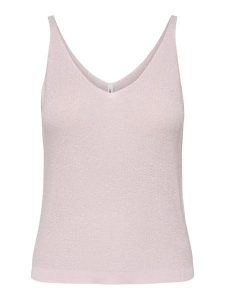 ONLY Top w kolorze jasnoróżowym rozmiar: XS. Różowe topy ONLY, xs, bez wzorów, bez kołnierzyka, bez ramiączek. Za 65,54 zł.
