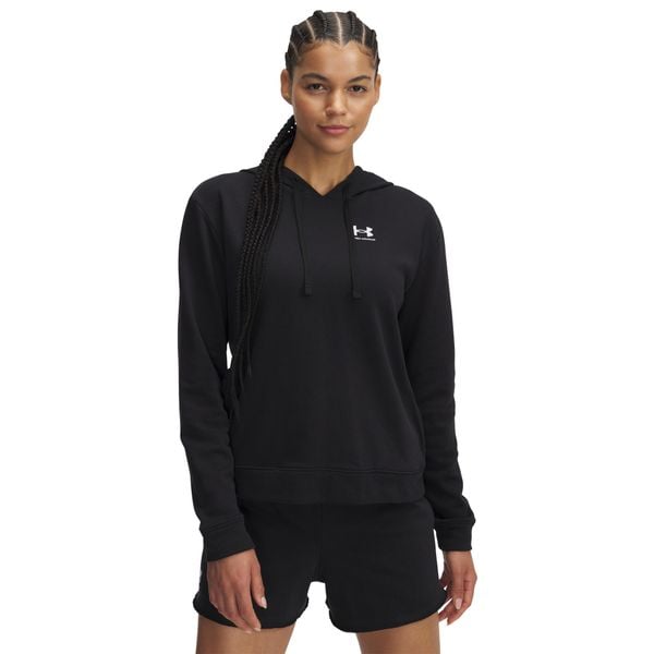 Bluza damska z kapturem Under Armour Rival Terry. Białe bluzy Under Armour, bez wzorów, z kapturem. Za 273,55 zł.
