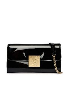 Armani Exchange Torebka XW000358 AF21362 UC001 Czarny. Czarne torebki klasyczne Armani Exchange, bez wzorów, ze skóry, bez dodatków. Za 469,99 zł.